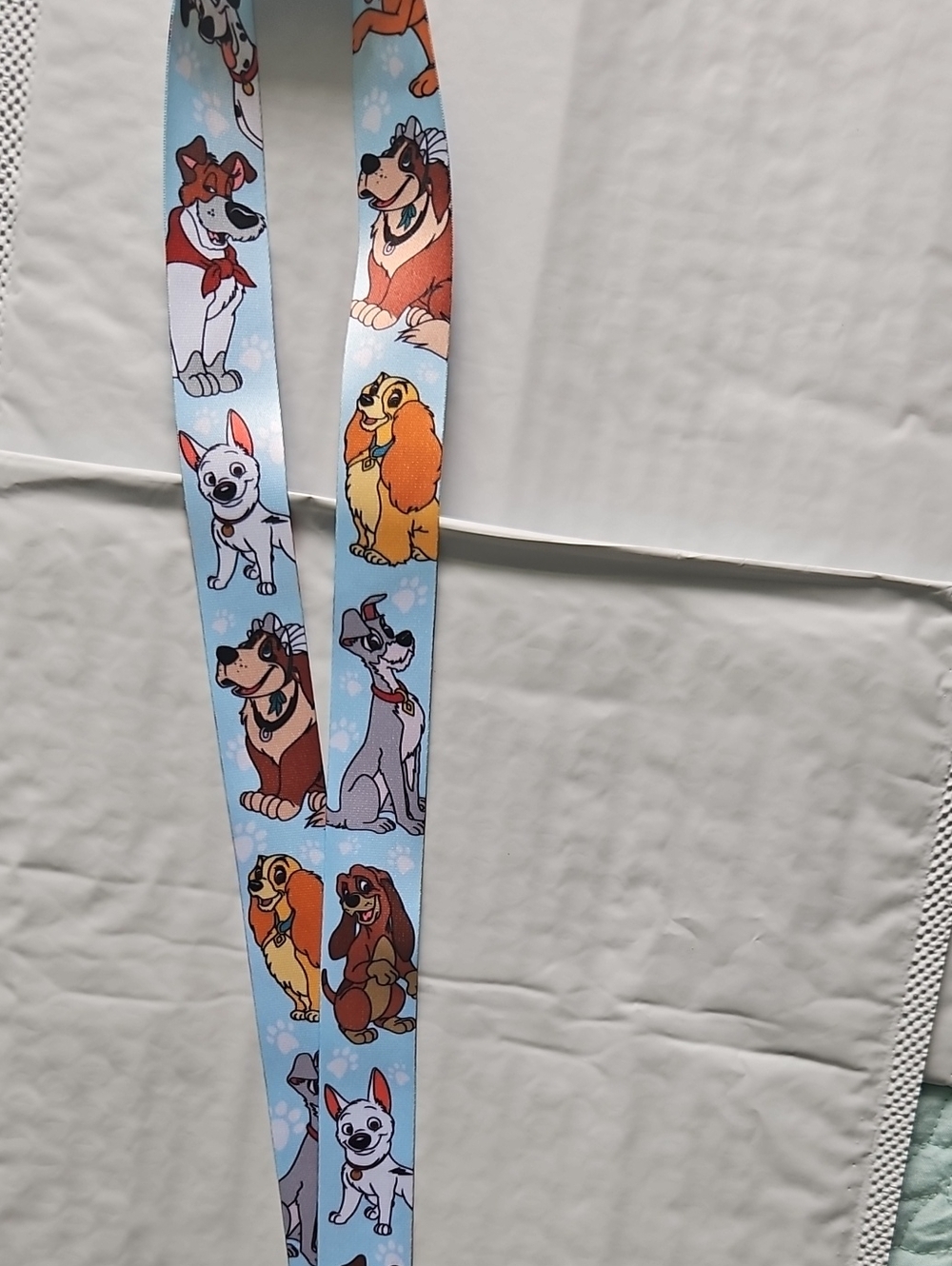 Disney Parks Reversible Lanyard - Disney Cats and Disney Dogs